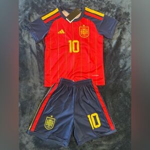 KIDS Lamine Yamal #10 Spain 2026 World Cup Jersey Set- kids size